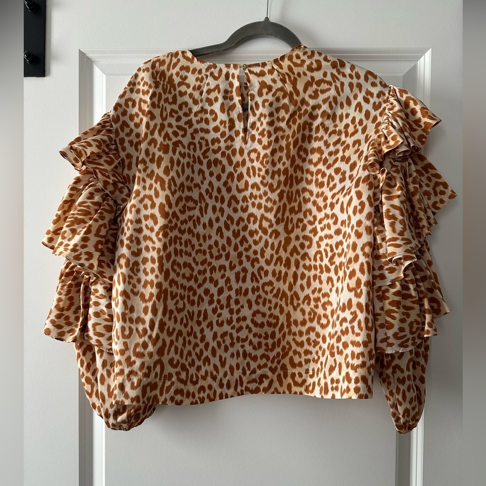 Ulla Johnson Tulia blouse, cheetah, 6 - Picture 7 of 7